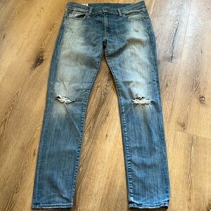 Polo Ralph Lauren Tompkins Skinny Jeans Distressed Women's Size‎ 30